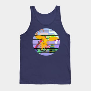 Yellow Parrot Tank Top